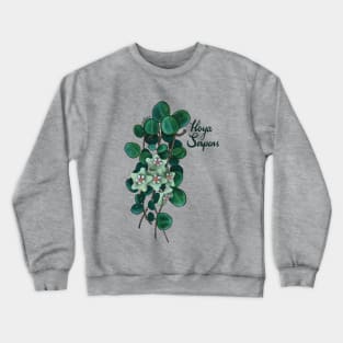 Hoya serpens in bloom Crewneck Sweatshirt